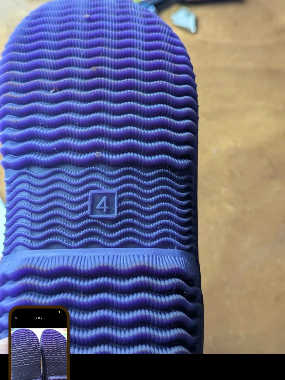 Kids Purple Dot-Trim Rain Boots